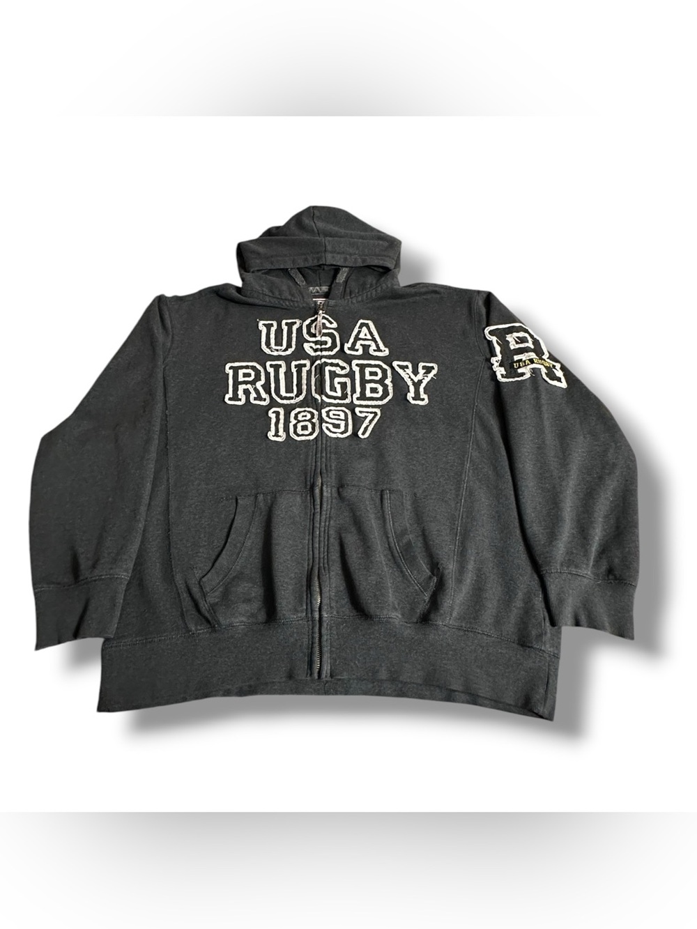 Men’s USA Rugby Zip Up Hoodie